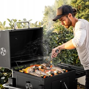 Masszív családi kerti grill