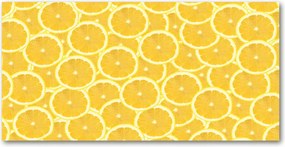 Fotótapéta üvegfalra Citrom szeletek 140x70