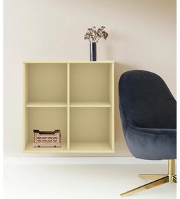 Világossárga függő könyvespolc 70x70 cm Mistral – Hammel Furniture