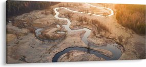 Kép - Hajnal a kanyarulaton (120x50 cm)