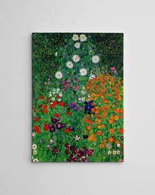 WY160 Gustav Klimt Virágoskert vászonkép, 50 x 70 cm