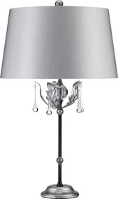 Elstead Lighting AMARILLI AML-TL-BLK-SIL Asztali lámpa 1x60W/E27