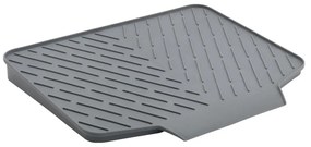 Szürke műanyag edénycsepegtető alátét 40x33 cm Gravity – Metaltex