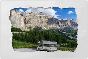 Poszterek 90x60 Utazás lakóautóval a hegyekbe