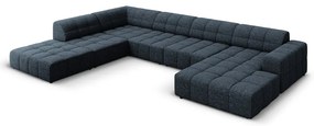 Kék sarokkanapé (bal oldali-U alakú) Chicago – Cosmopolitan Design