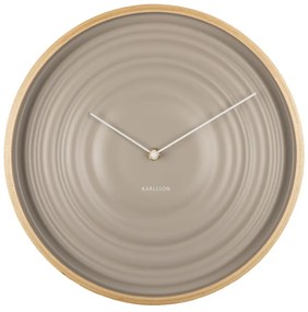 Ribble bézs falióra, ø 31 cm - Karlsson