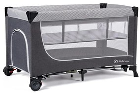 KINDERKRAFT SELECT - Utazó kiságy LEODY szürke