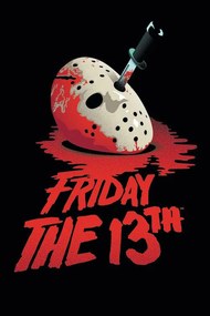 Művészi plakát Friday the 13th - Blockbuster, (26.7 x 40 cm)