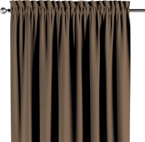 Csatornafüggöny frufruval 1 db 130x245cm barna