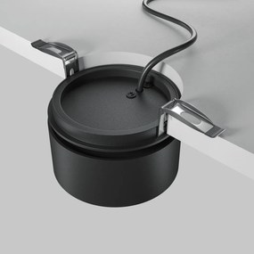 DL024-12W-DTW-B Onda Alumínium Süllyesztett Lámpa Fekete Színű LED 12 W 2200-4000 Kelvin 640 Lumen IP20