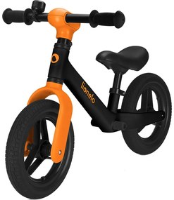 Lionelo - TONI futóbicikli fekete–narancssárga 5903771722889