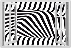 Poszterek 60x40 Absztrakt fekete-fehér