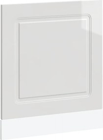 vidaXL mosogatógép panel Kalmar magasfényű fehér 60x1,5x67 cm gépi fa