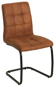 Stílusos szánkótalpas szék Moderna, világos barna