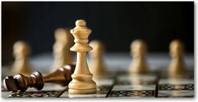 Fotó kép fotó edzett üveg Sakk 140x70