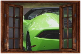 Poszterek 60x40 Zöld autó