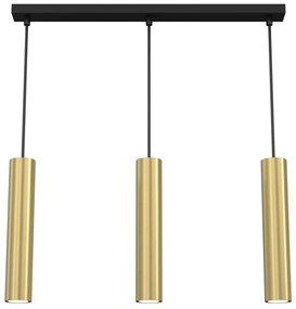 Csillár zsinóron RAITO 3xGU10/8W/230V sárgaréz