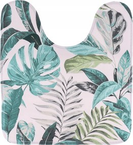 Fürdőszoba szőnyeg a Wc alatt Jardin levelek stílusos dekoratív fürdőszoba divatos