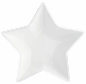 Altom Star porcelán tálka, 26 x 24,5 x 7,5 cm, fehér