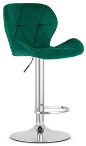 Bárszék WEST VELVET, zöld