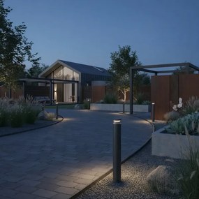 Ideal Lux - LED Kültéri lámpa BOEING LED/14W/230V 100 cm IP65 fekete