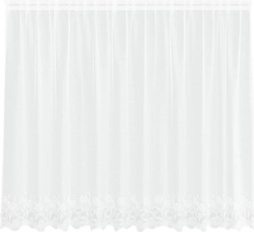 vidaXL Csipkés Függöny függönyökkel Fehér 300 x 140 cm Poliészter