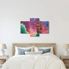 Kép - Hajó űr égbolttal (90x60 cm)
