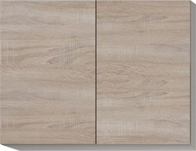 Felsőszekrény két ajtóval, tölgy sonoma, LINE G80