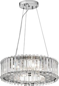 Kichler klasszikus LED függeszték crystal skye króm átlátszó elsklcrystalskyepa IP44