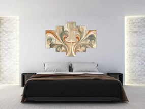 Kép - Örvények földszínekkel (150x105 cm)