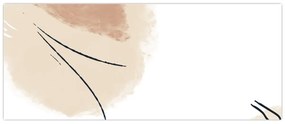 Kép - Fehér absztrakció (120x50 cm)