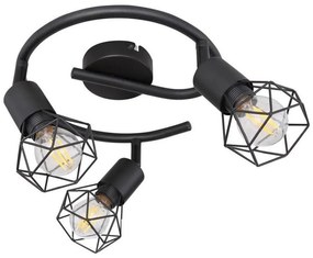 Globo - LED Spotlámpa XARA 3xE14/6W/230V fekete