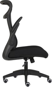 Irodai szék, fekete, SETON