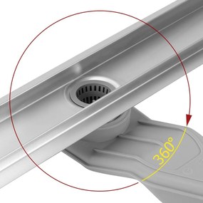 Zuhanylefolyó REA Neox Superflow BRUSH NICKEL 80