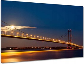 Festmények 120x80 Híd az éjszakában