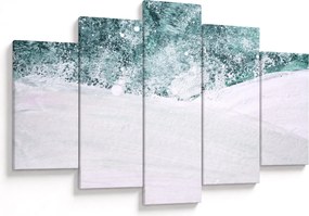 Kép - Türkiz absztrakció (150x105 cm)