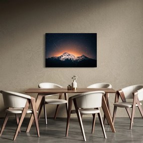 A csillagos ég, a hegyekkel képe (90x60 cm)