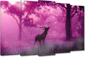 Képek 150x95 Szarvas a varázslatos erdőben