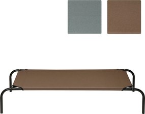 PawHut Kutyafekhely Kültéri Kutyakényelmes Macskafekhely Háziállat Ágy Pihenőhely Cserehuzattal 110 x 68 x 20 cm | Aosom