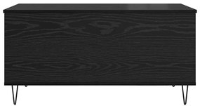 vidaXL Dohányzóasztal Musta tammi 90 x 44.5 x 45 cm Faanyag
