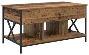 Dohányzóasztal Régi fa 100 x 55 x 50 cm Faanyag