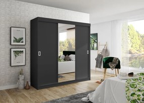 Bill 1 200Tolóajtós Szekrény 200cm, Grafit