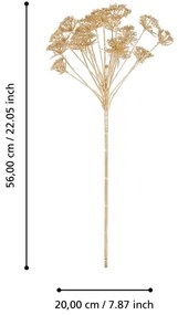 Eglo 428357 - Művirág MIADOL 56 cm arany