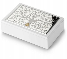 Esküvői ékszerdoboz Az élet fája Méret: 20.5x12.5x6 cm Cikkszám: CM452660