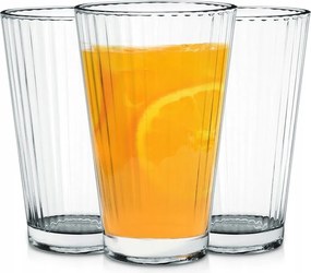 Alacsony Pohár Italokhoz Víz Gyümölcslé Whisky Szett 3 Db-os 270 ML