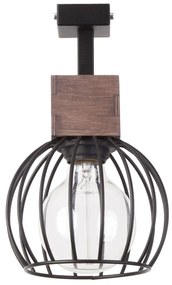 Felületre szerelhető csillár MILAN 1xE27/60W/230V fa