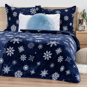 4Home Midnight Snowfall mikroflanel ágynemű, 140 x 220 cm, 70 x 90 cm