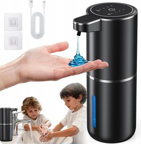 Automata Szappanadagoló 380 ML Usb Újratölthető, Érintésmentes Szappanadagoló