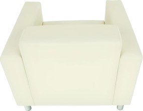 Fotel, textilbőr bézs, HOMKER