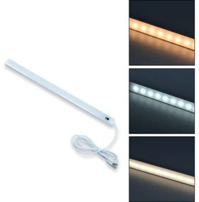 Fáklya 30 Cm USB LED Fénycső Kéz Érzékelős ki-be Kapcsolással 7W 5V Konyhai Szekrény Fény Led Cső Ledcső
